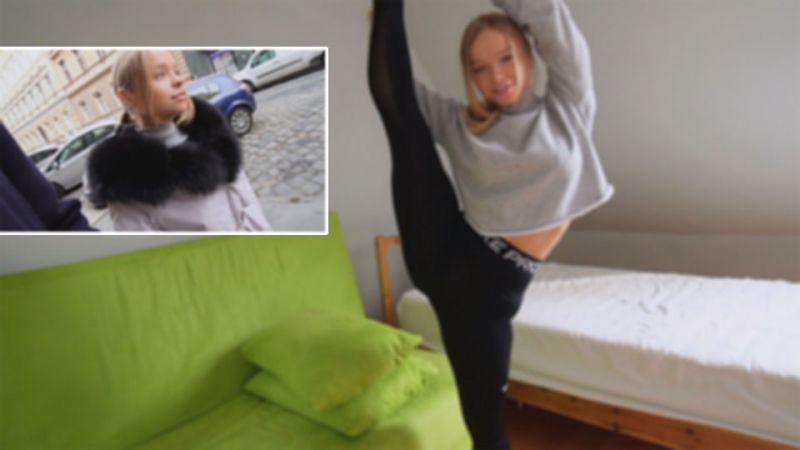 俄罗斯可爱系舞蹈演员，爱笑的可爱系美人，肌肉发达超可爱 FC2-PPV-3051212