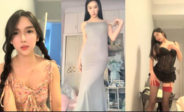 全网疯传的网红【偷走一头猪】高颜值清秀女神转型黄播，骚逼吞吐蛋激情自慰